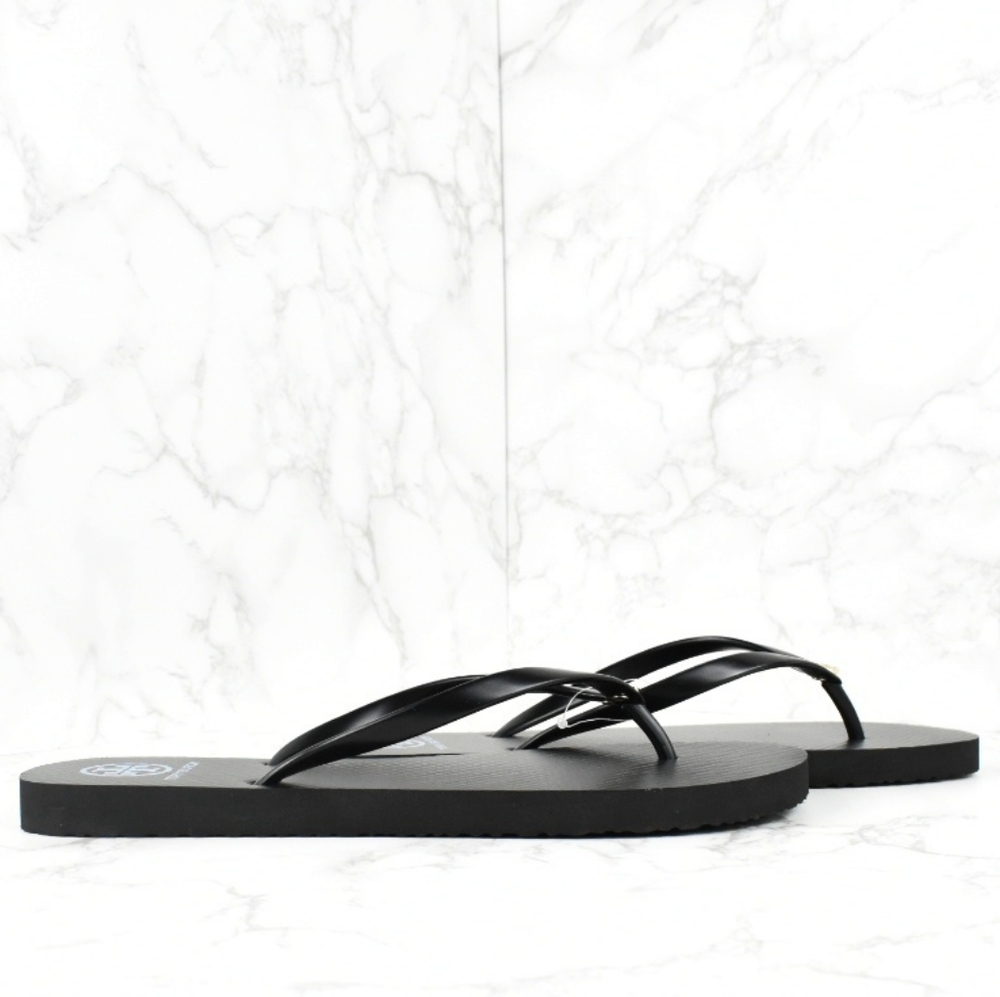 ⚠️LAST 1⚠️ Tory Burch Flip Flops Black - Picture 3 of 5